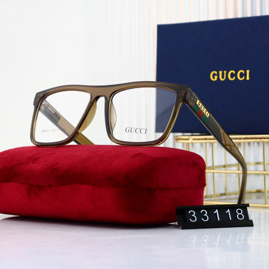 Unisex modische gestreifte Brille