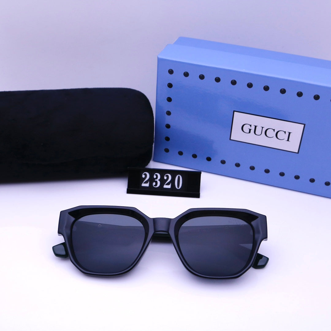 Fashion-Sonnenbrille mit gestreiften Bügeln