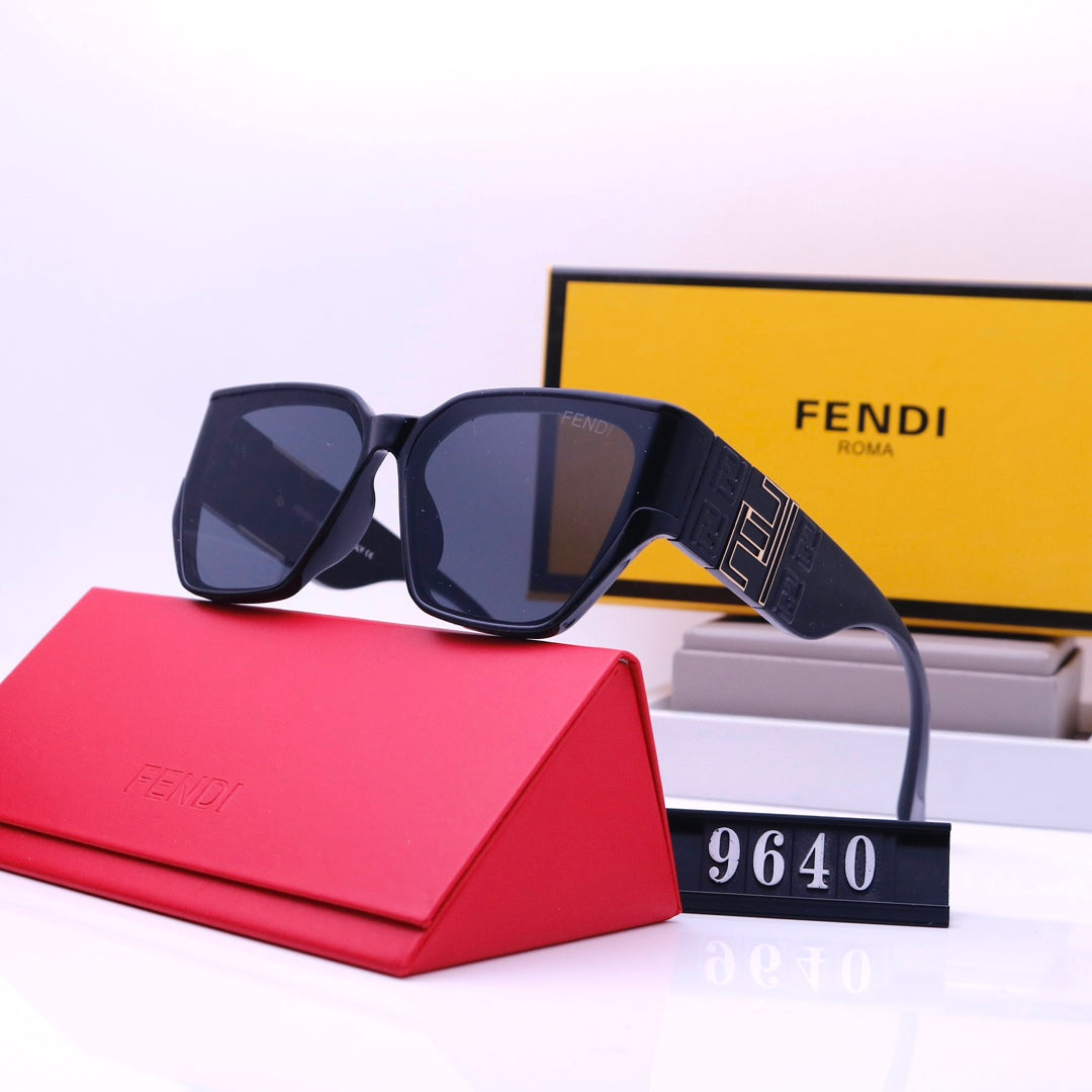 Modische Sonnenbrille mit F-Prägung
