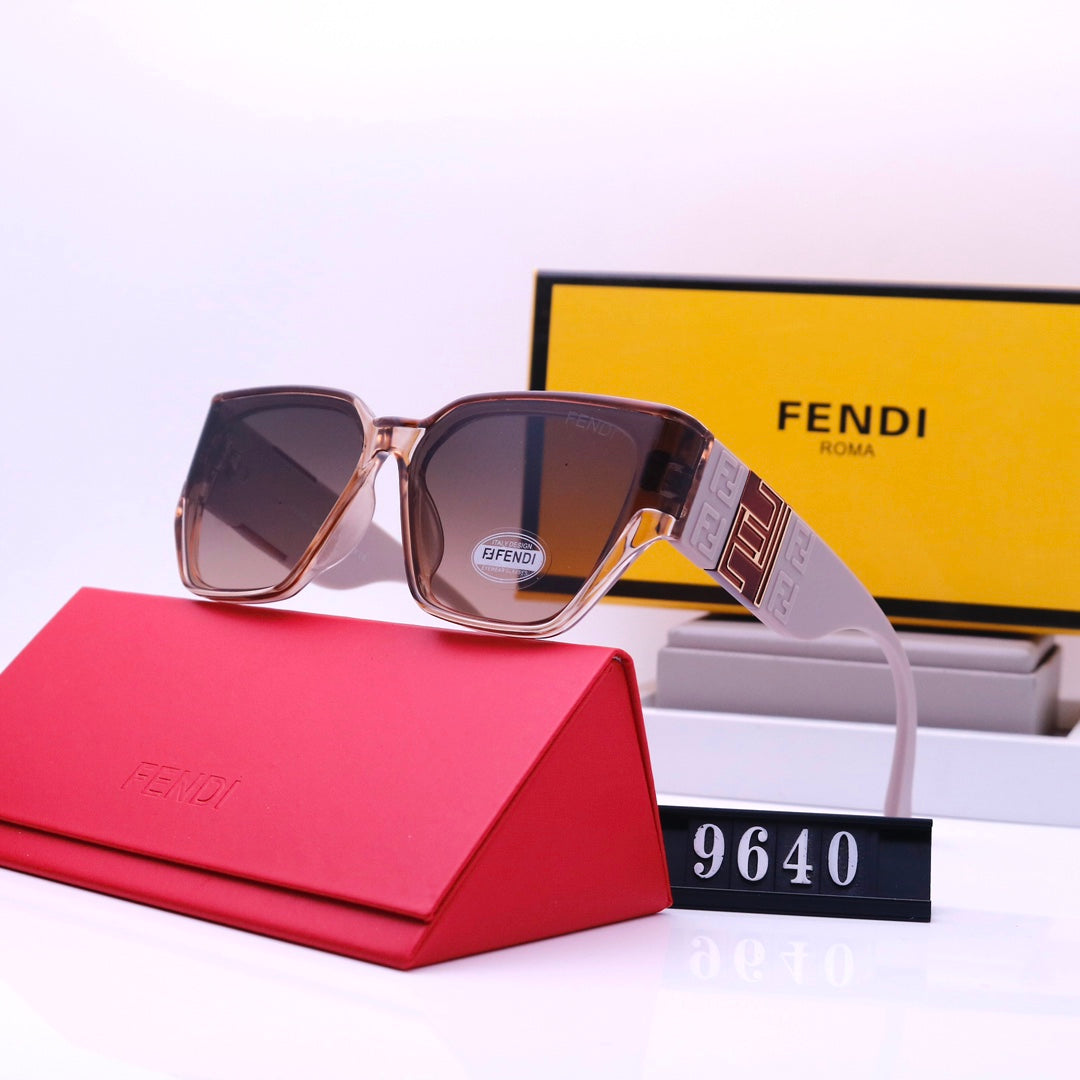 Modische Sonnenbrille mit F-Prägung