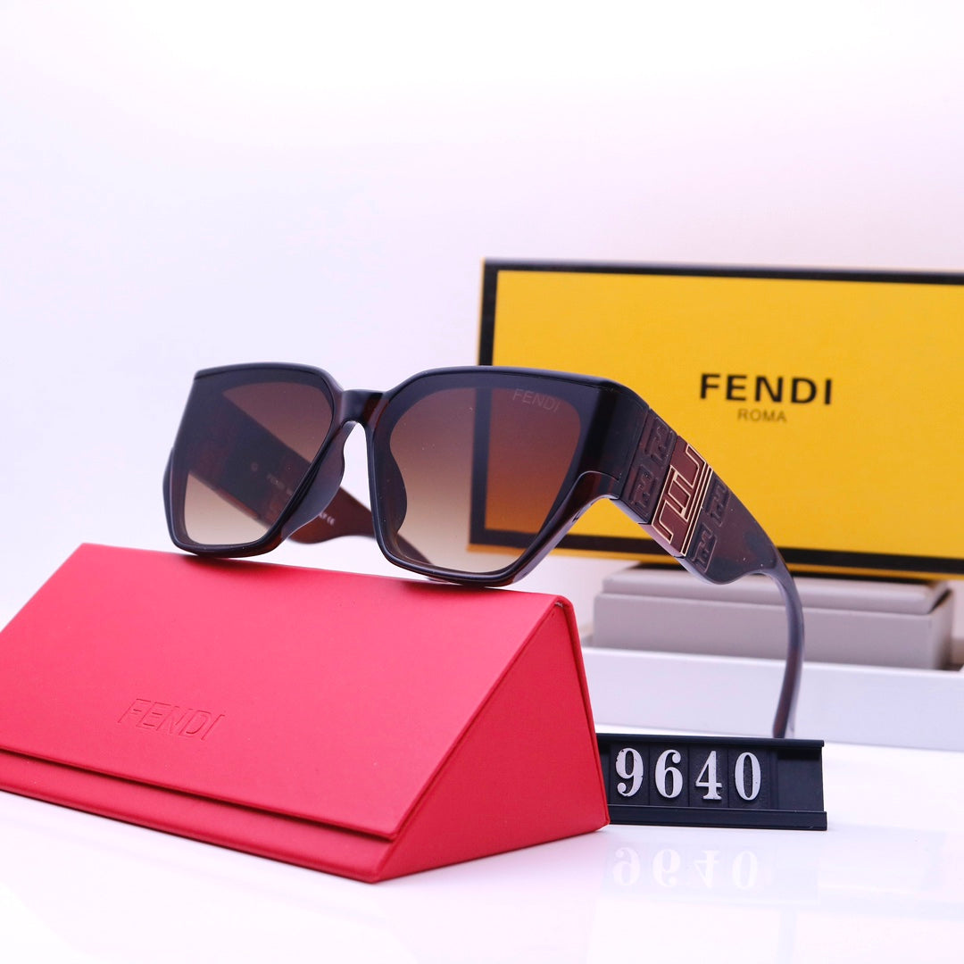 Modische Sonnenbrille mit F-Prägung