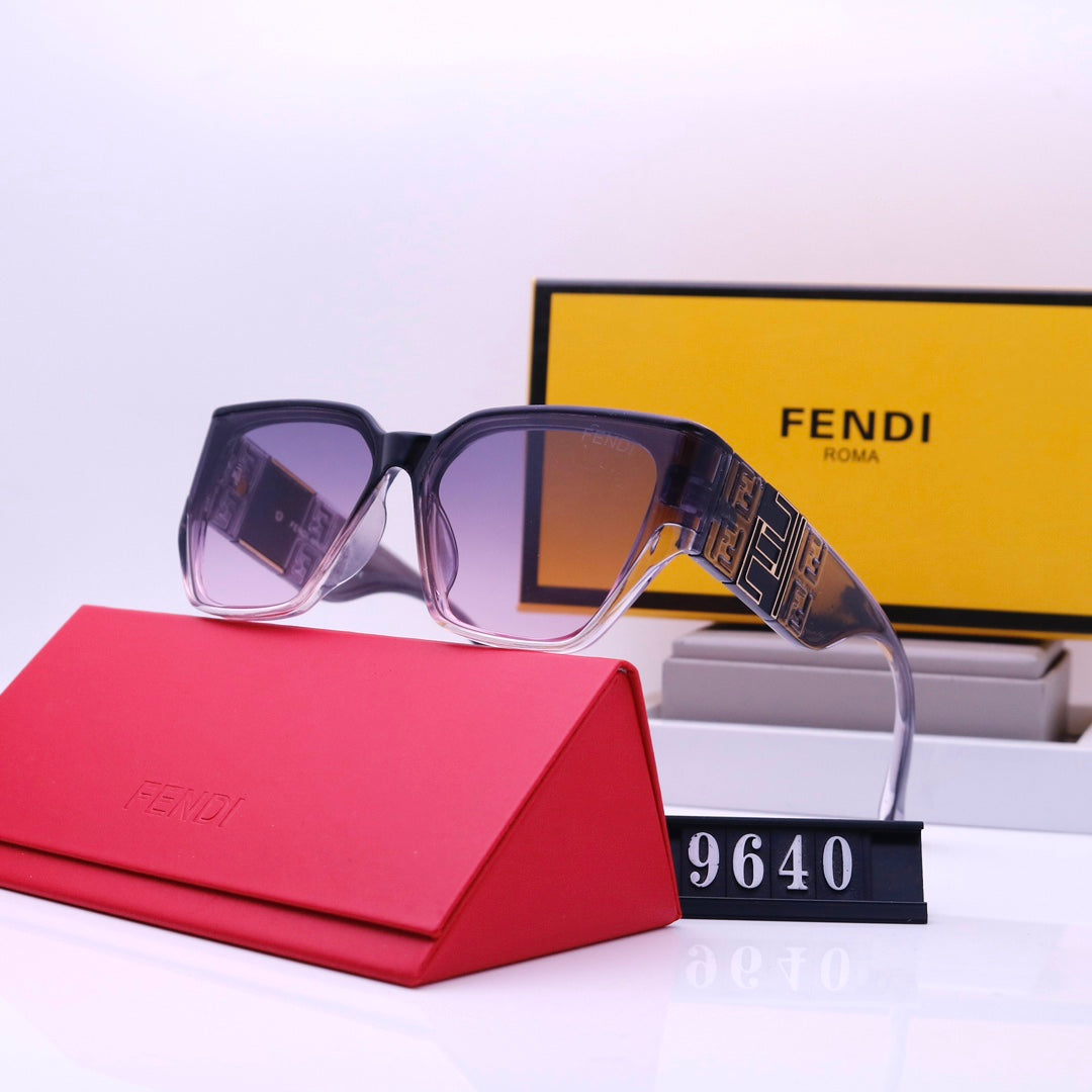 Modische Sonnenbrille mit F-Prägung