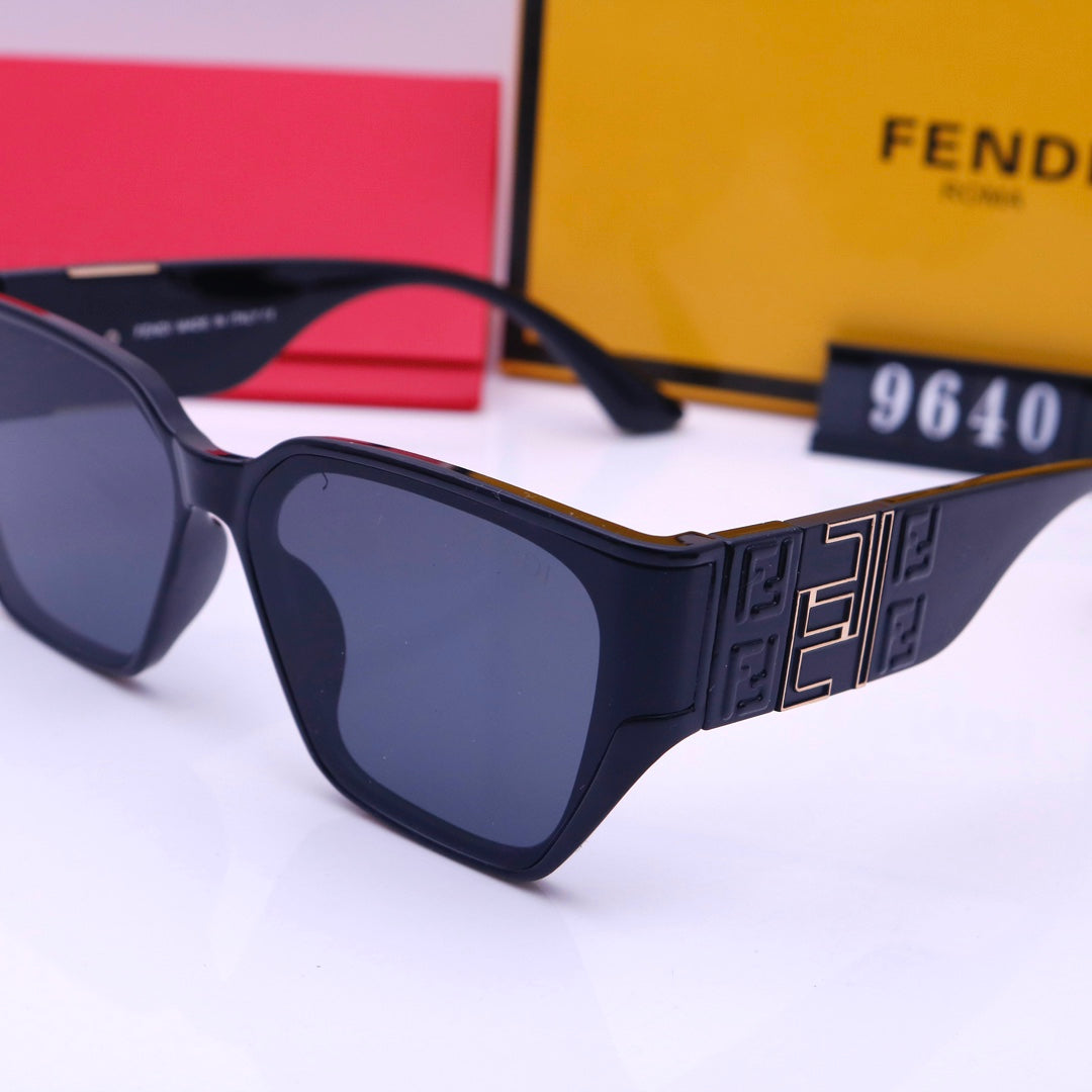 Modische Sonnenbrille mit F-Prägung