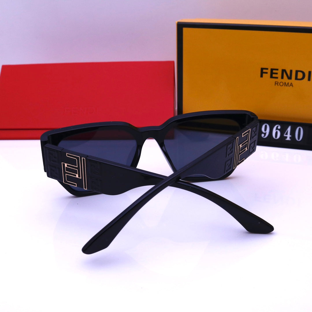 Modische Sonnenbrille mit F-Prägung