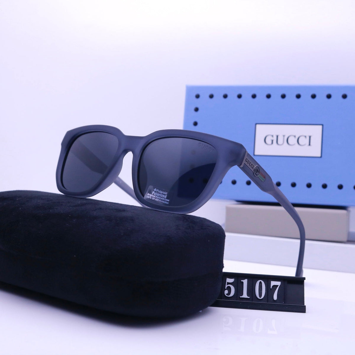 Vintage quadratische Gummi-Sonnenbrille