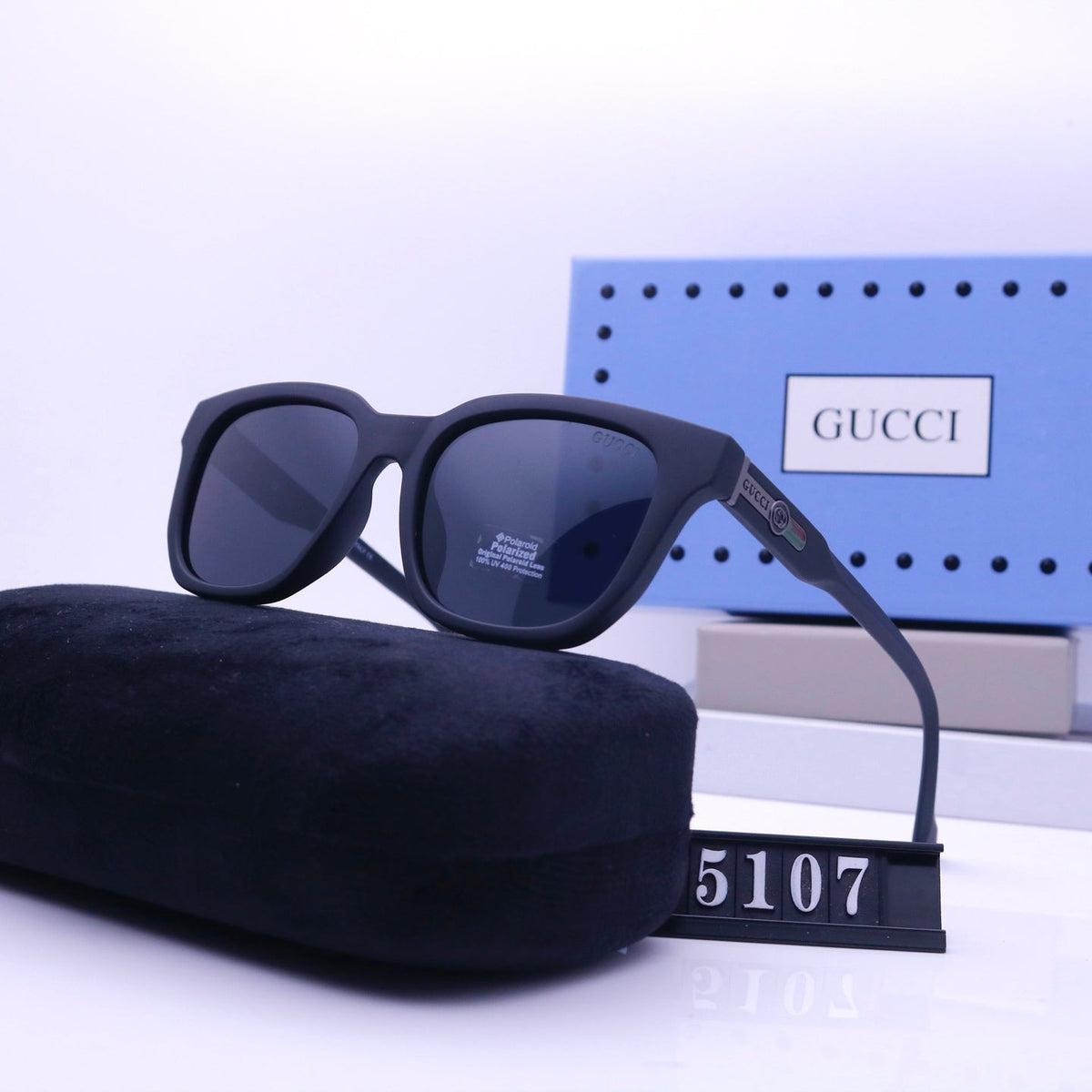 Vintage quadratische Gummi-Sonnenbrille