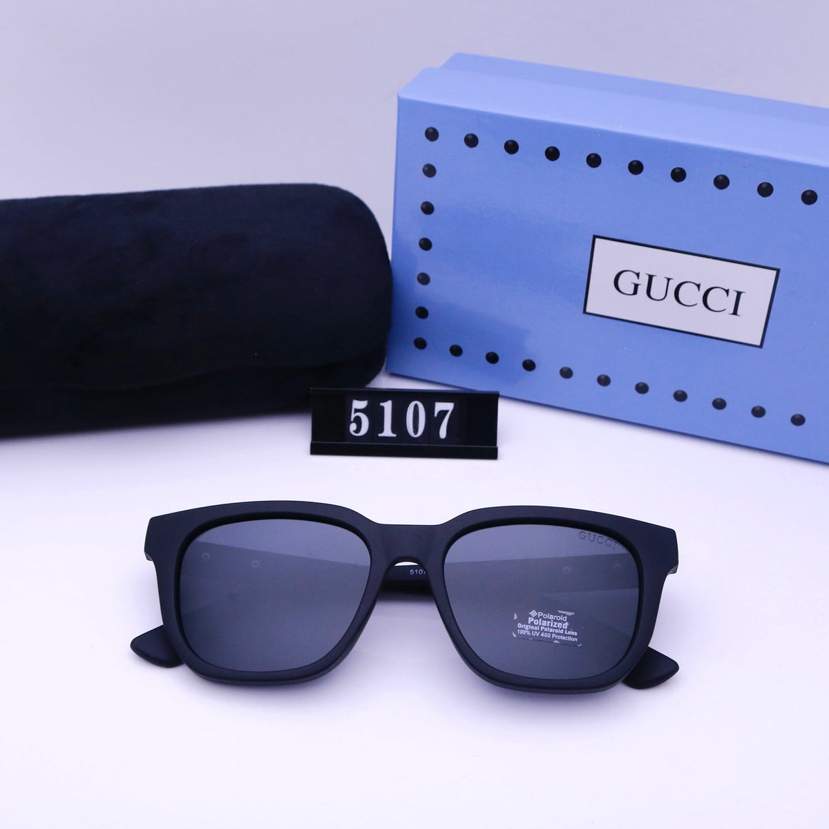 Vintage quadratische Gummi-Sonnenbrille
