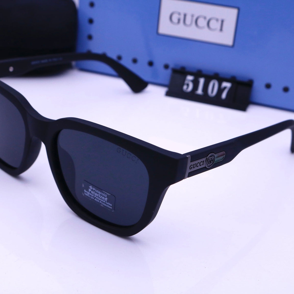 Vintage quadratische Gummi-Sonnenbrille