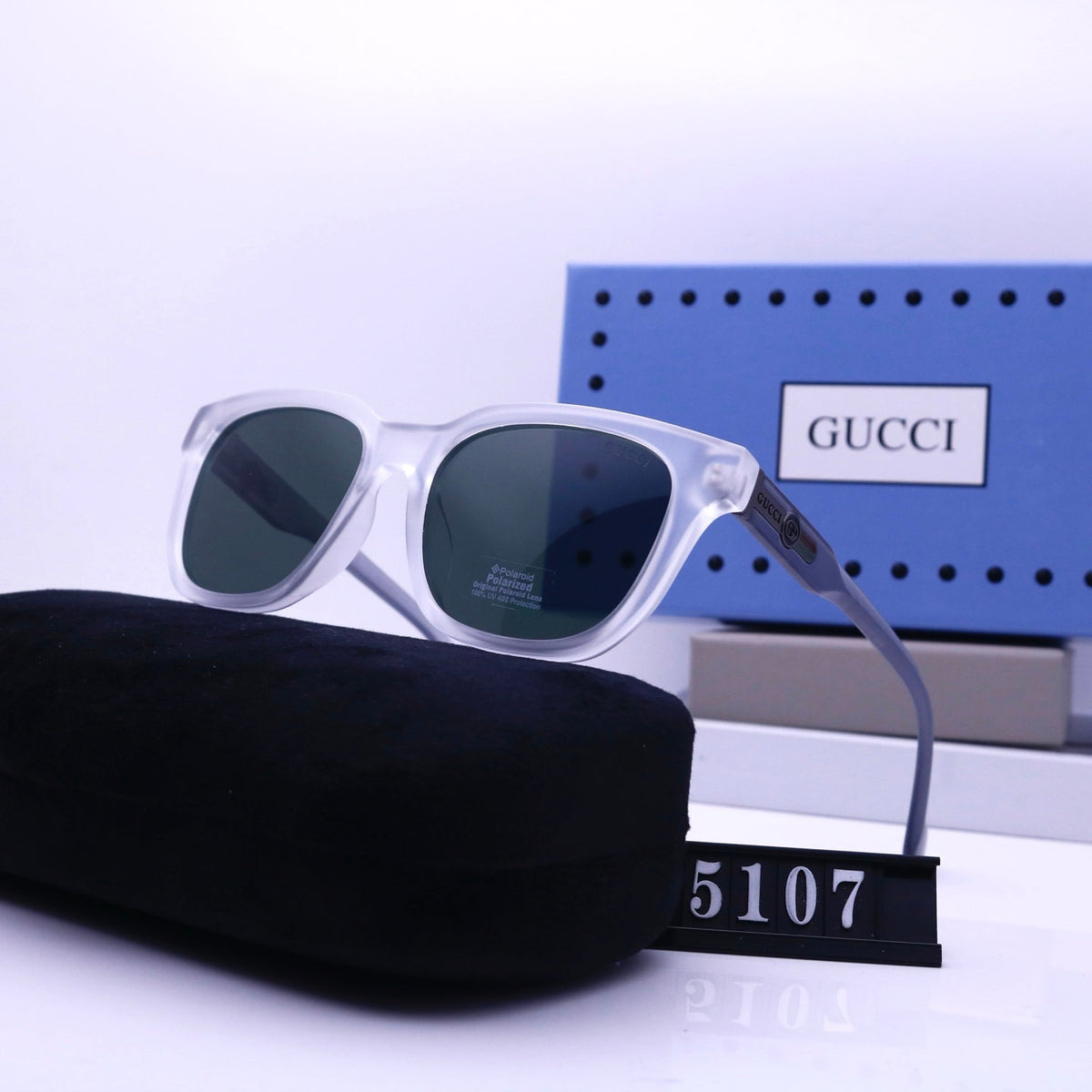 Vintage quadratische Gummi-Sonnenbrille