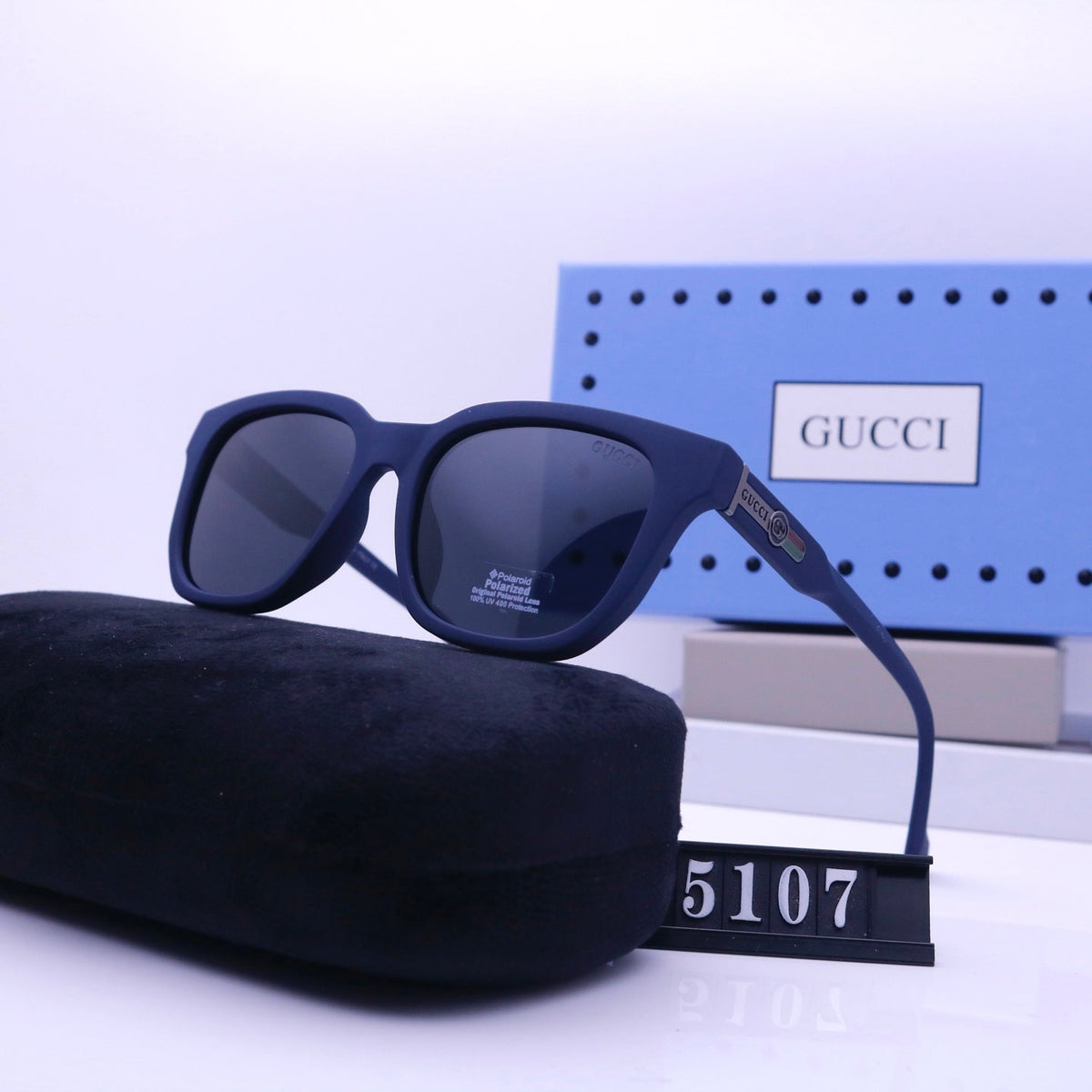 Vintage quadratische Gummi-Sonnenbrille