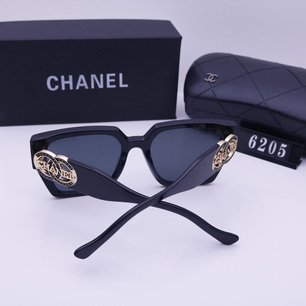 Retro Metall Schriftzug Rahmen Sonnenbrille