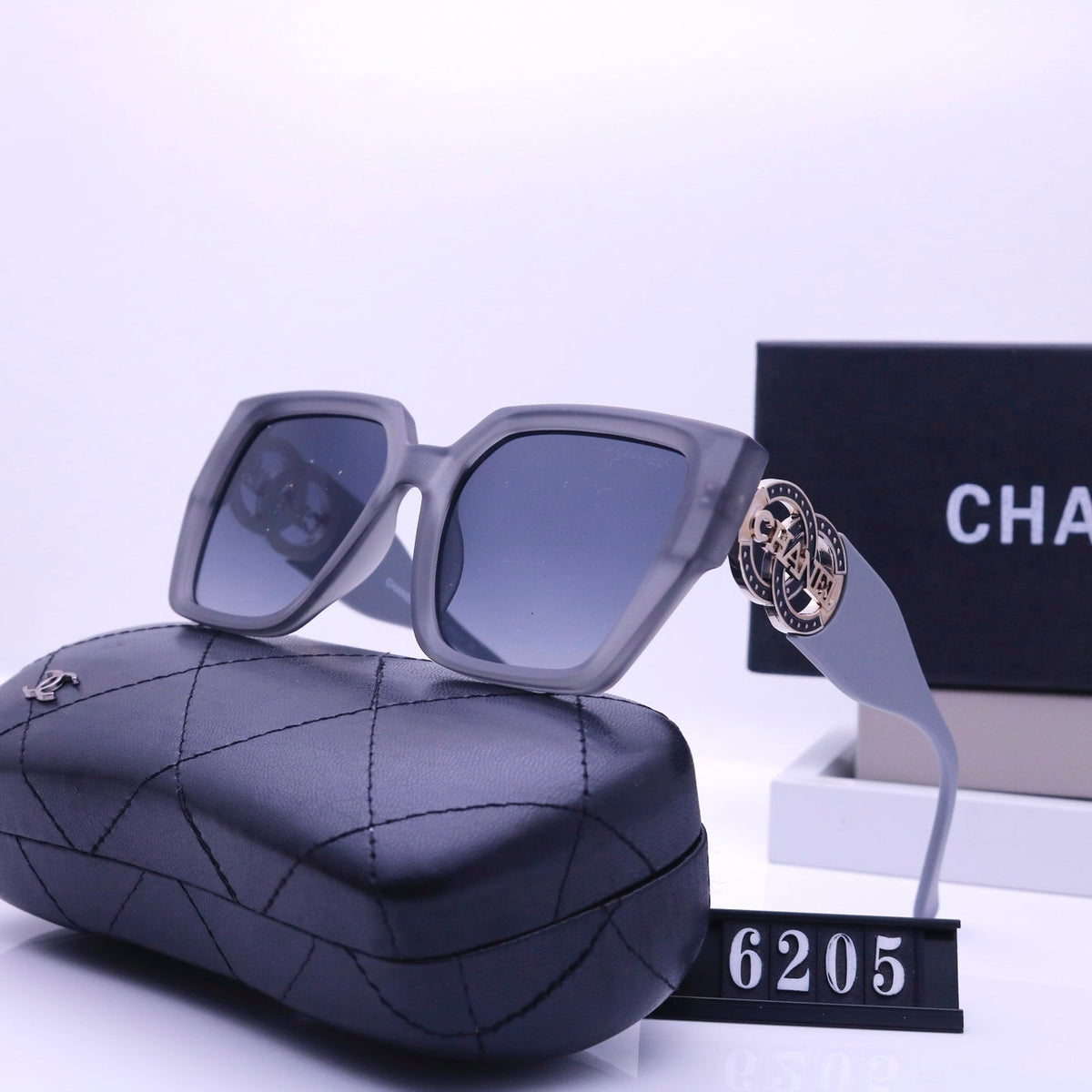 Retro Metall Schriftzug Rahmen Sonnenbrille