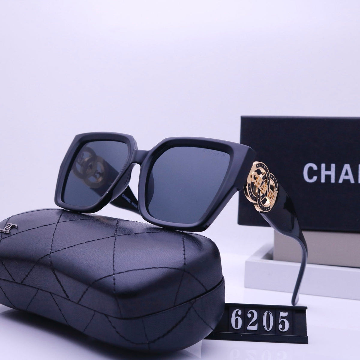 Retro Metall Schriftzug Rahmen Sonnenbrille