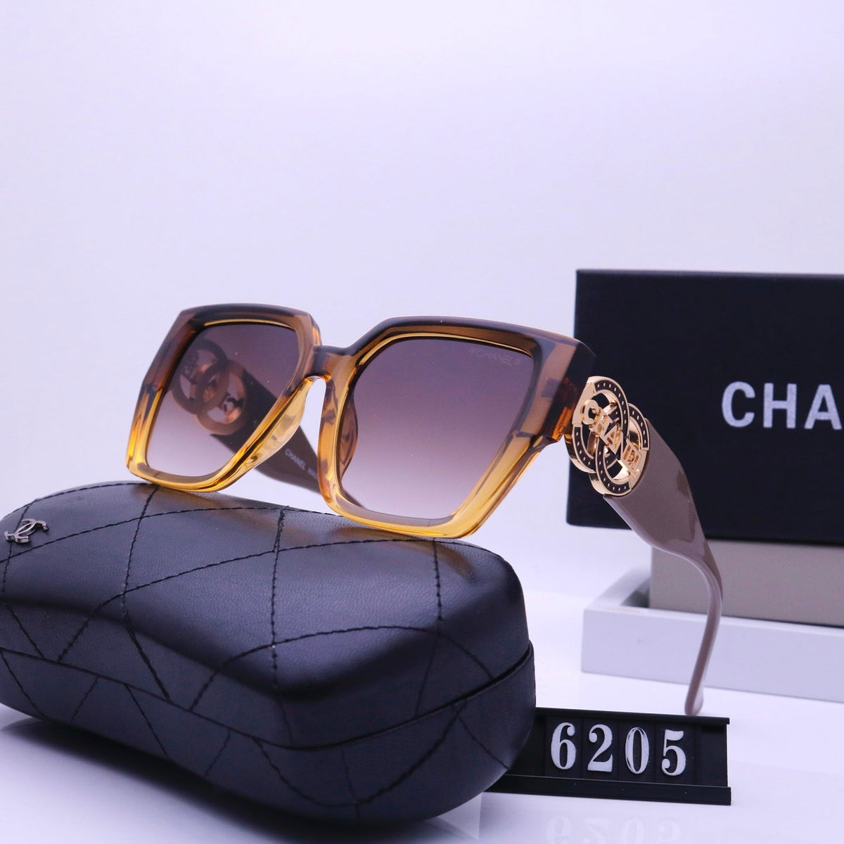 Retro Metall Schriftzug Rahmen Sonnenbrille