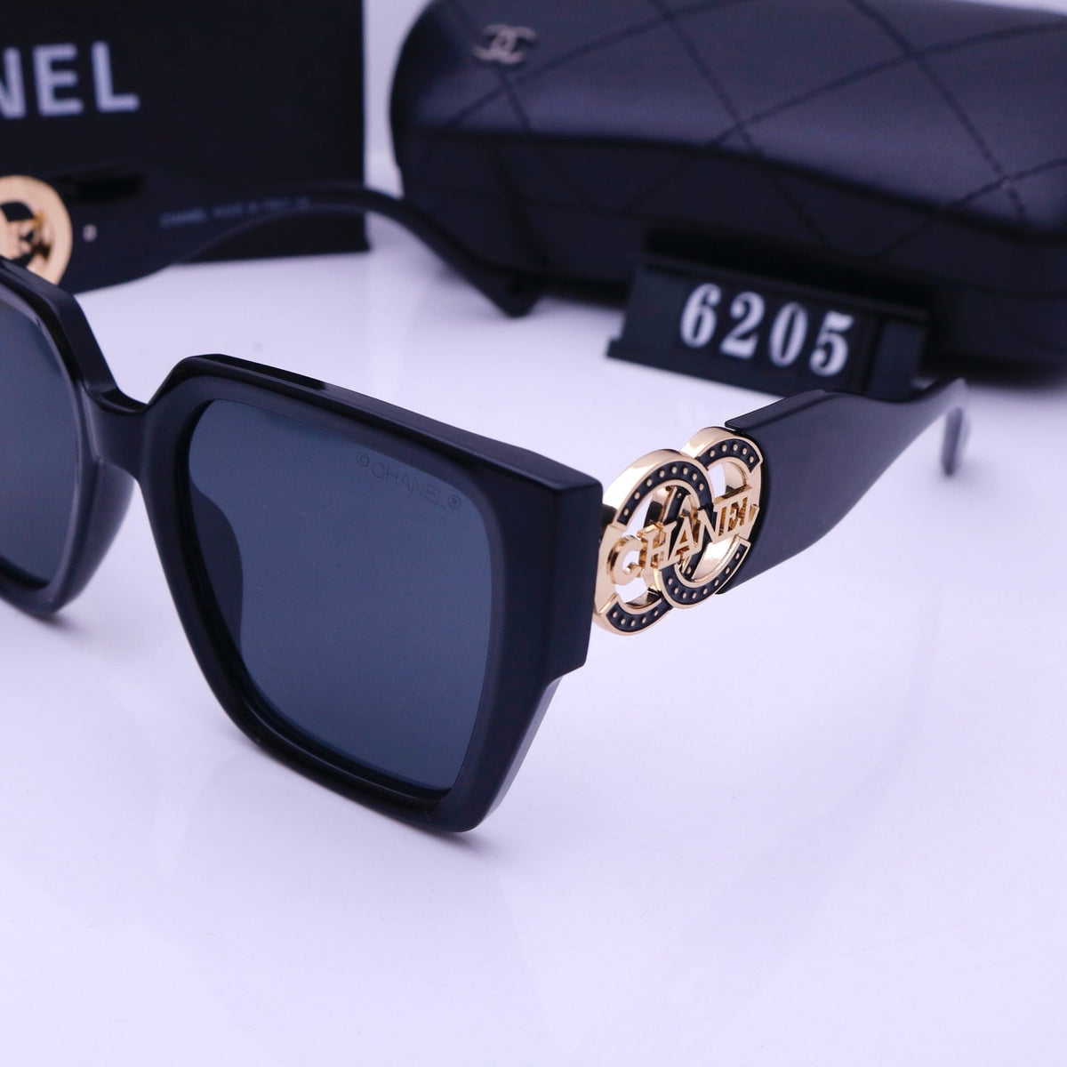 Retro Metall Schriftzug Rahmen Sonnenbrille