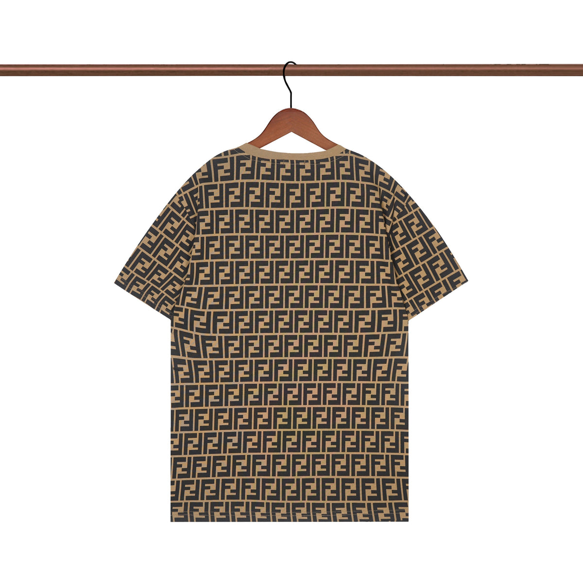 Vintage T-Shirt mit Buchstaben F Print
