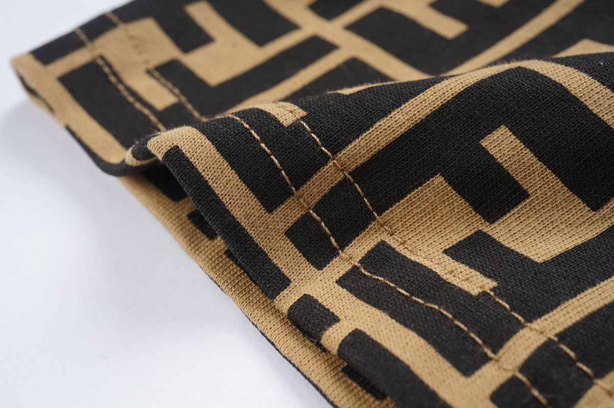 Vintage T-Shirt mit Buchstaben F Print
