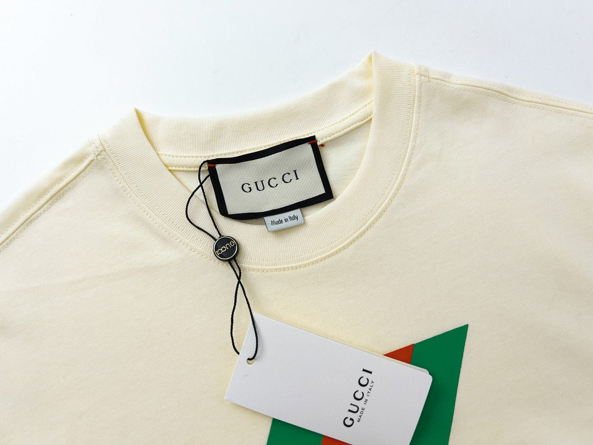 Baumwoll-T-Shirt mit Blitzmuster