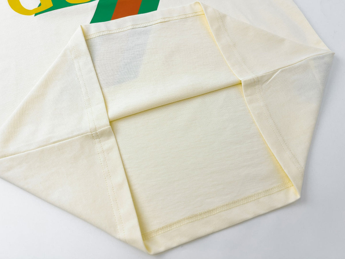 Baumwoll-T-Shirt mit Blitzmuster