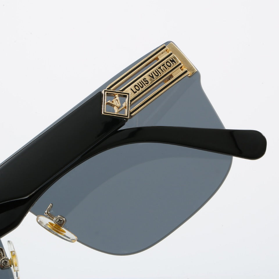 Retro rahmenlose Sonnenbrille mit Metall-G-Gestell