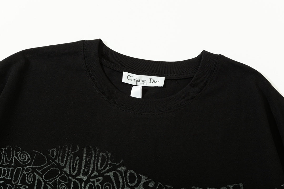 T-Shirt mit Farbverlauf im Direktsprühdruck