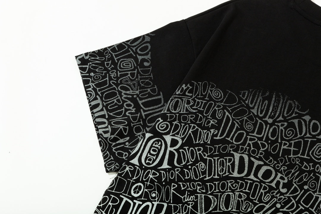 T-Shirt mit Farbverlauf im Direktsprühdruck