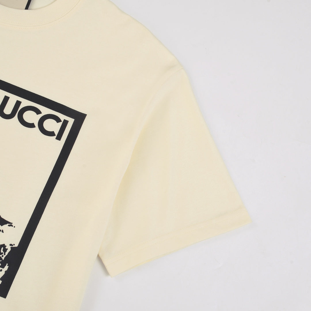 T-Shirt mit Schneebild-Print