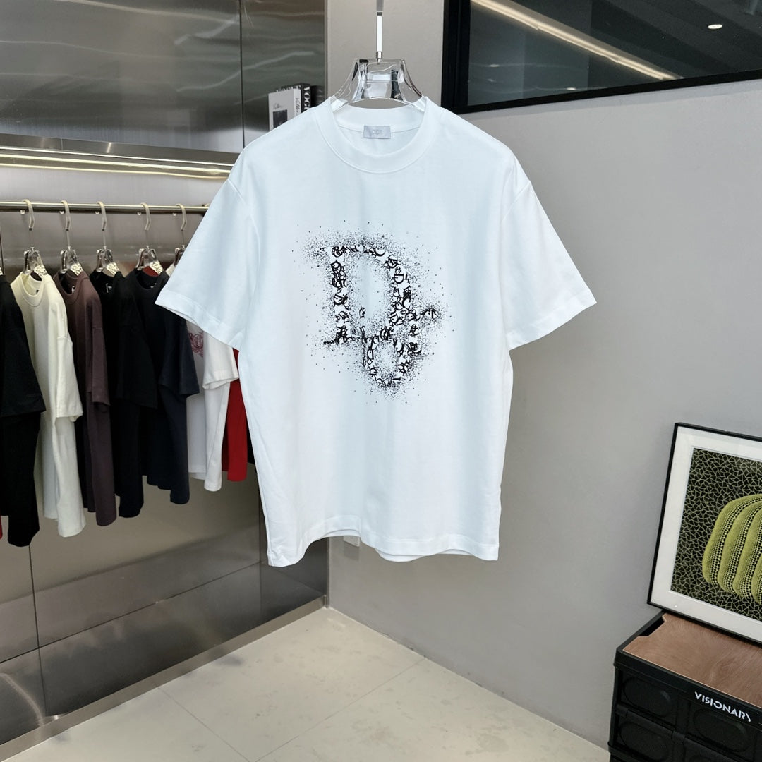 T-Shirt mit klassischem Schaumstoffmuster