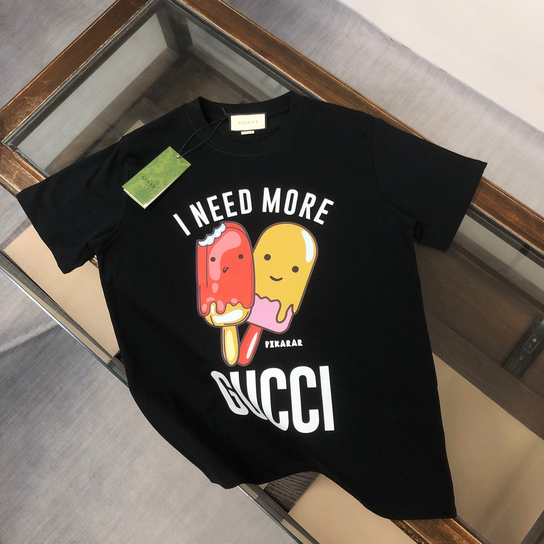 Niedliches Eiscreme-Print T-Shirt