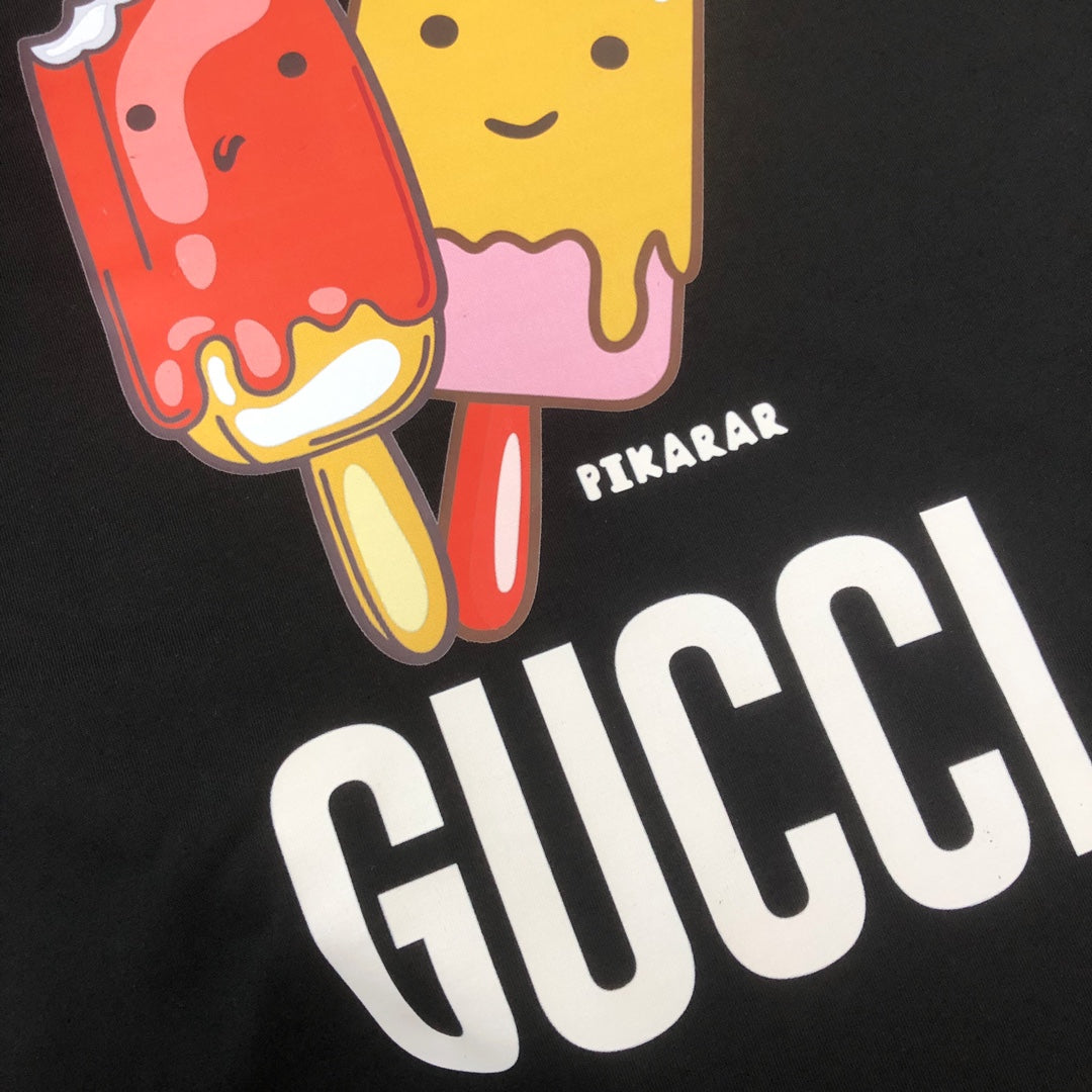Niedliches Eiscreme-Print T-Shirt