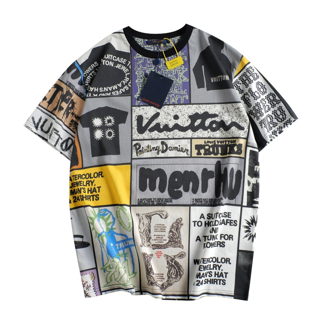 Kariertes T-Shirt