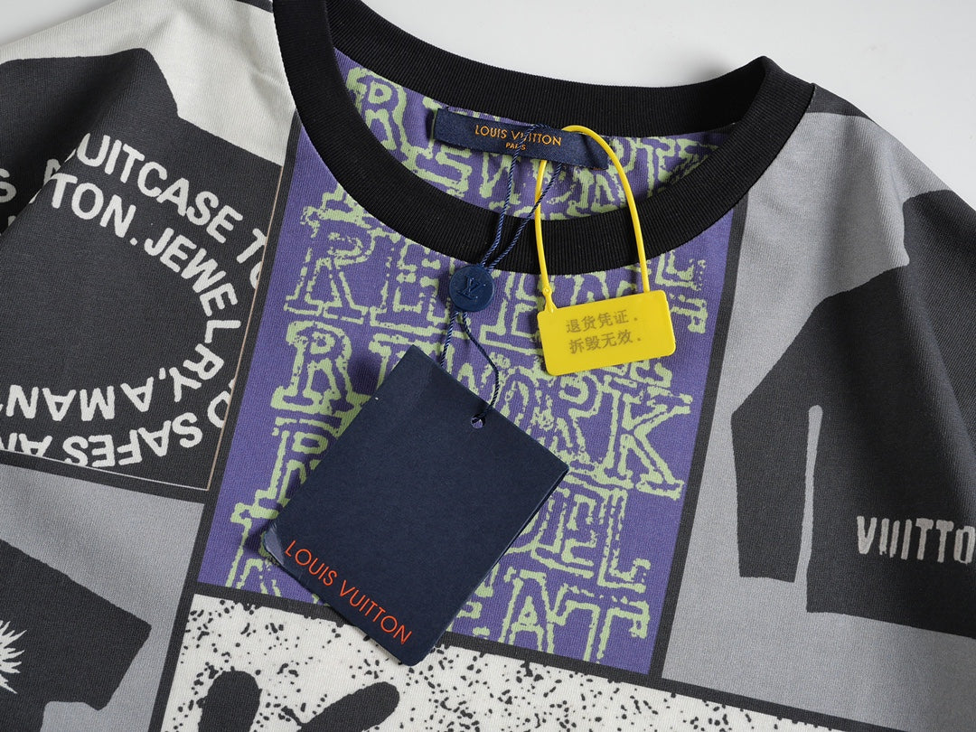 Kariertes T-Shirt