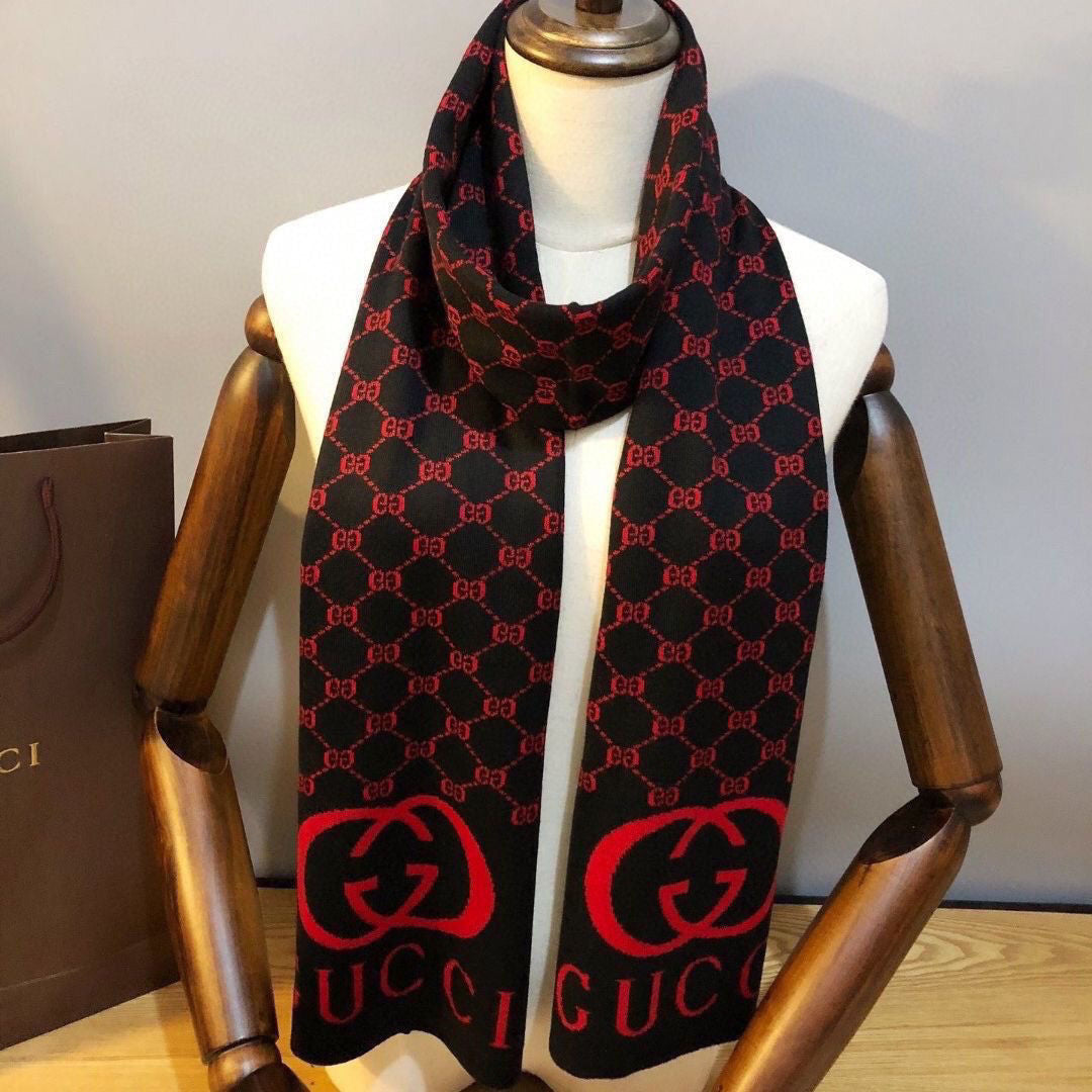 Unisex warmer Kaschmirschal mit Prägung