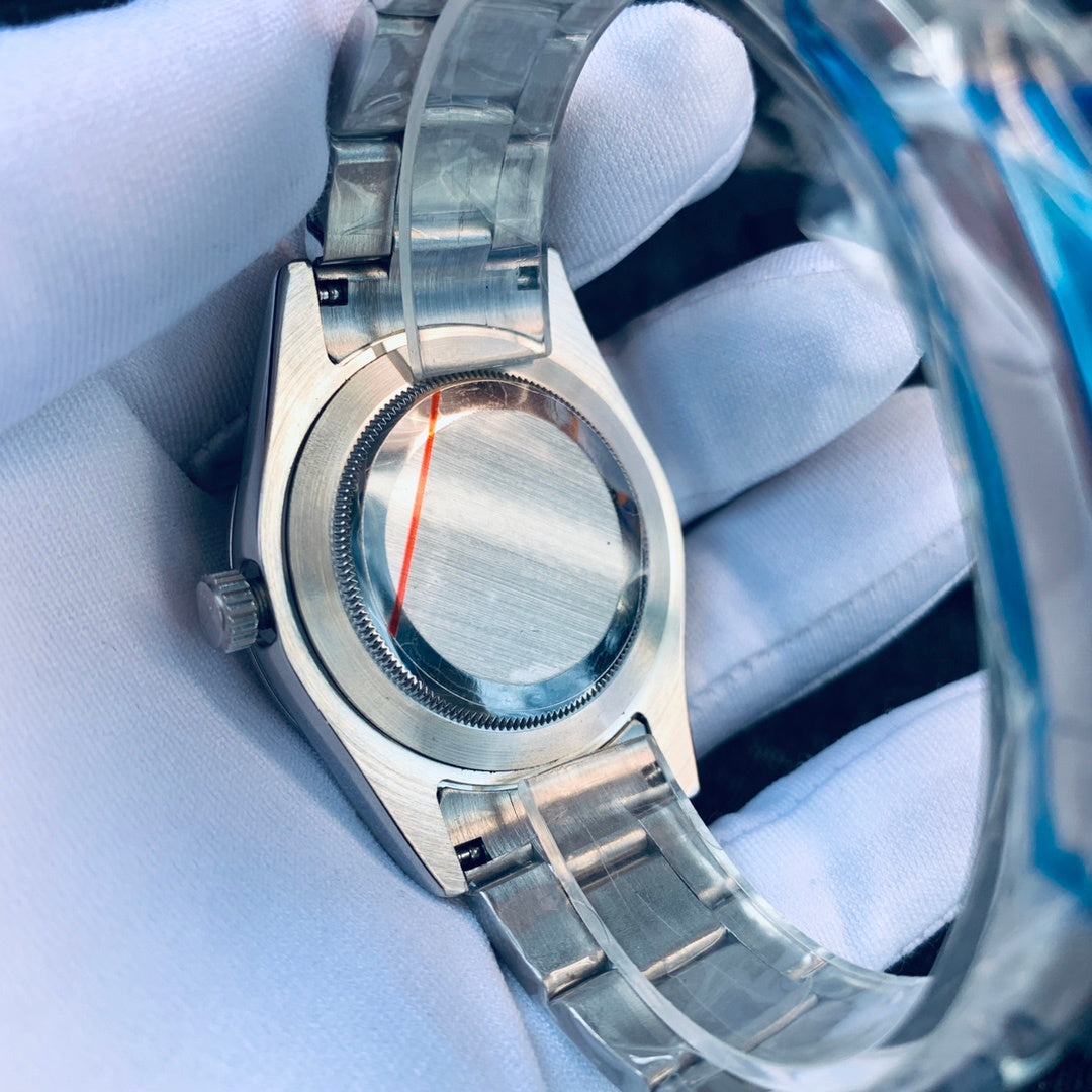 Premium Stainless Steel Mechanical Watch 5 Color Options Classic Luxury Style