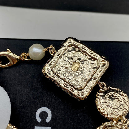 Edles Diamant-Perlen-Armband verstellbar