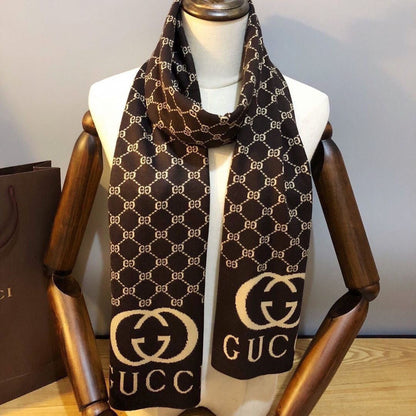 Unisex warmer Kaschmirschal mit Prägung