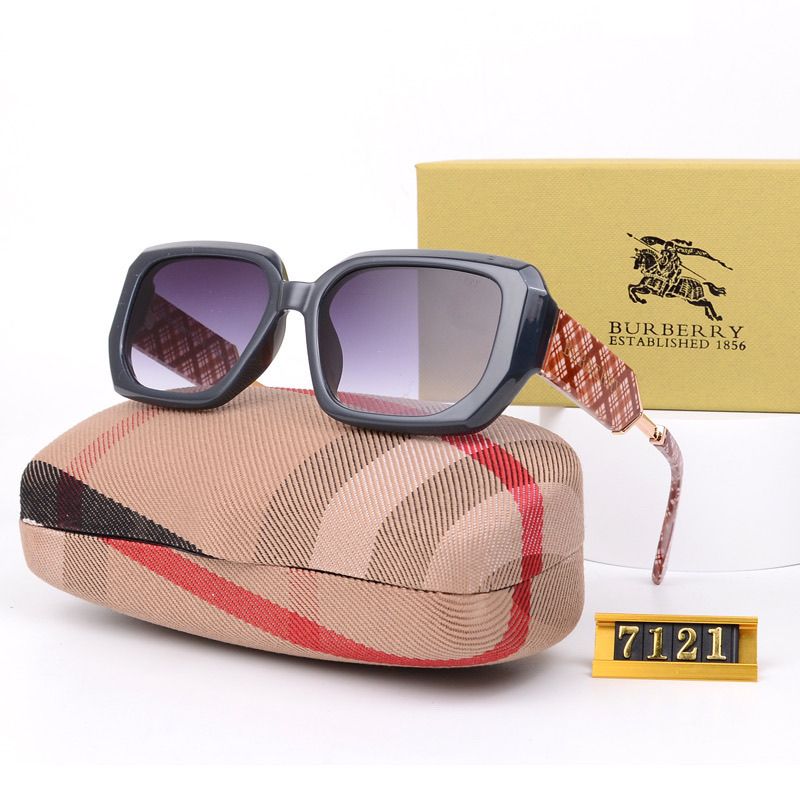 Polarisierte Retro-Sonnenbrille mit Schachbrettmuster