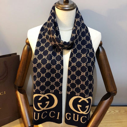 Unisex warmer Kaschmirschal mit Prägung