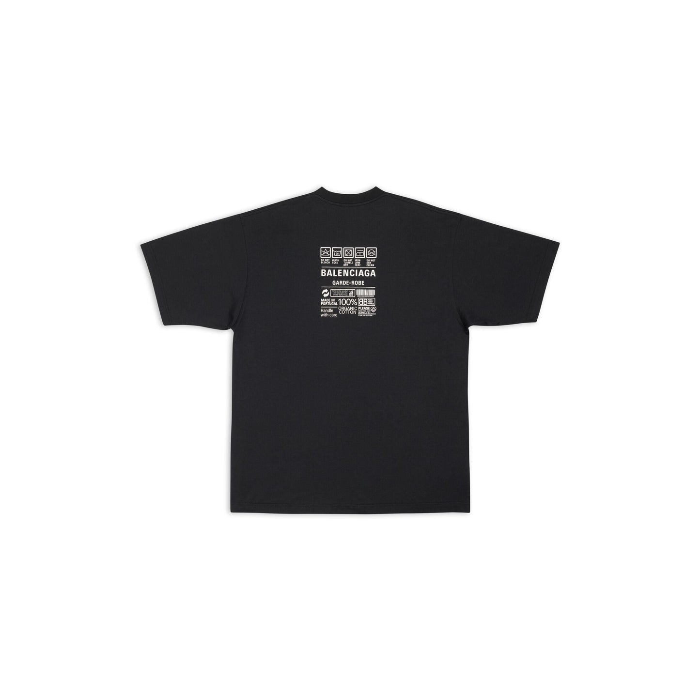 HERREN PFLEGEETIKETT T-SHIRT MITTLERE PASSFORM