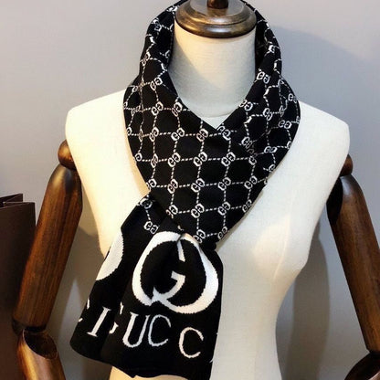 Unisex warmer Kaschmirschal mit Prägung