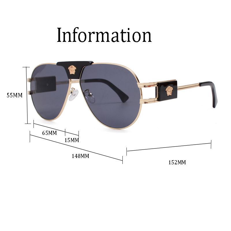 Klassische Piloten-Cool-Sonnenbrille