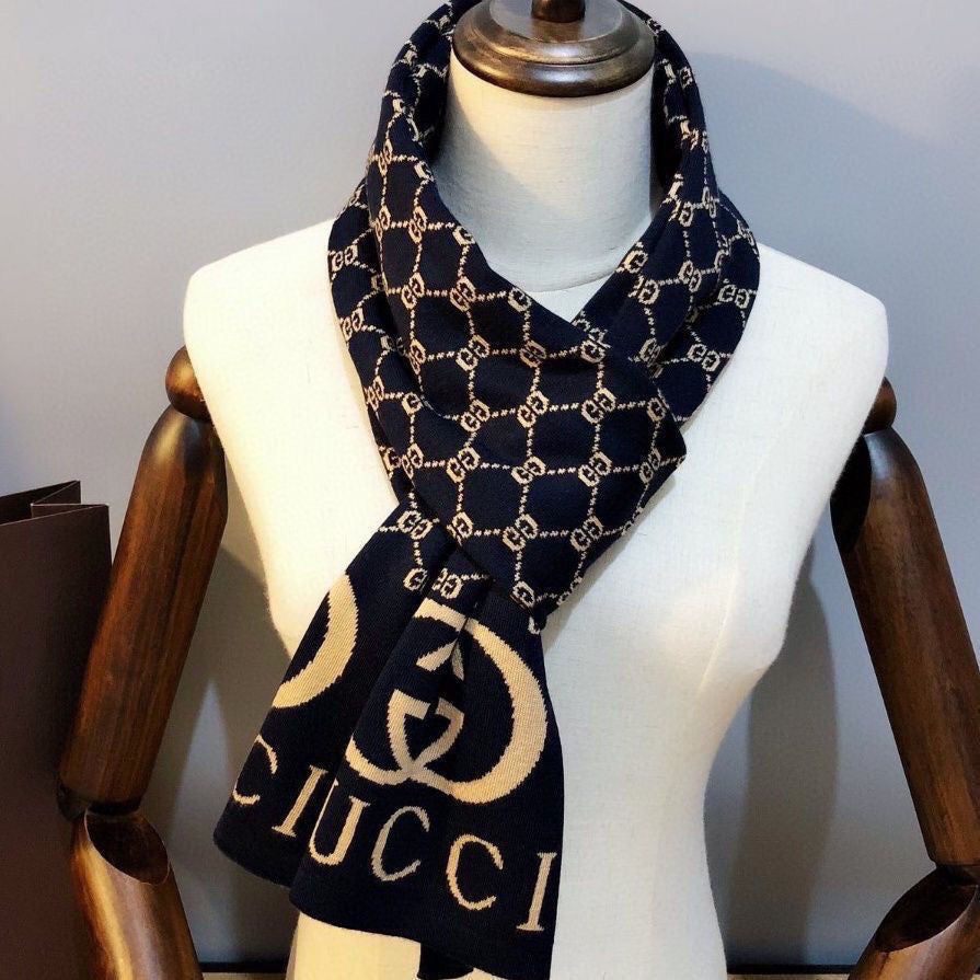 Unisex warmer Kaschmirschal mit Prägung