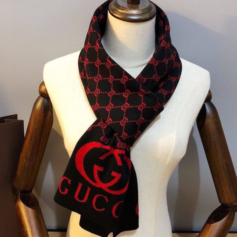 Unisex warmer Kaschmirschal mit Prägung