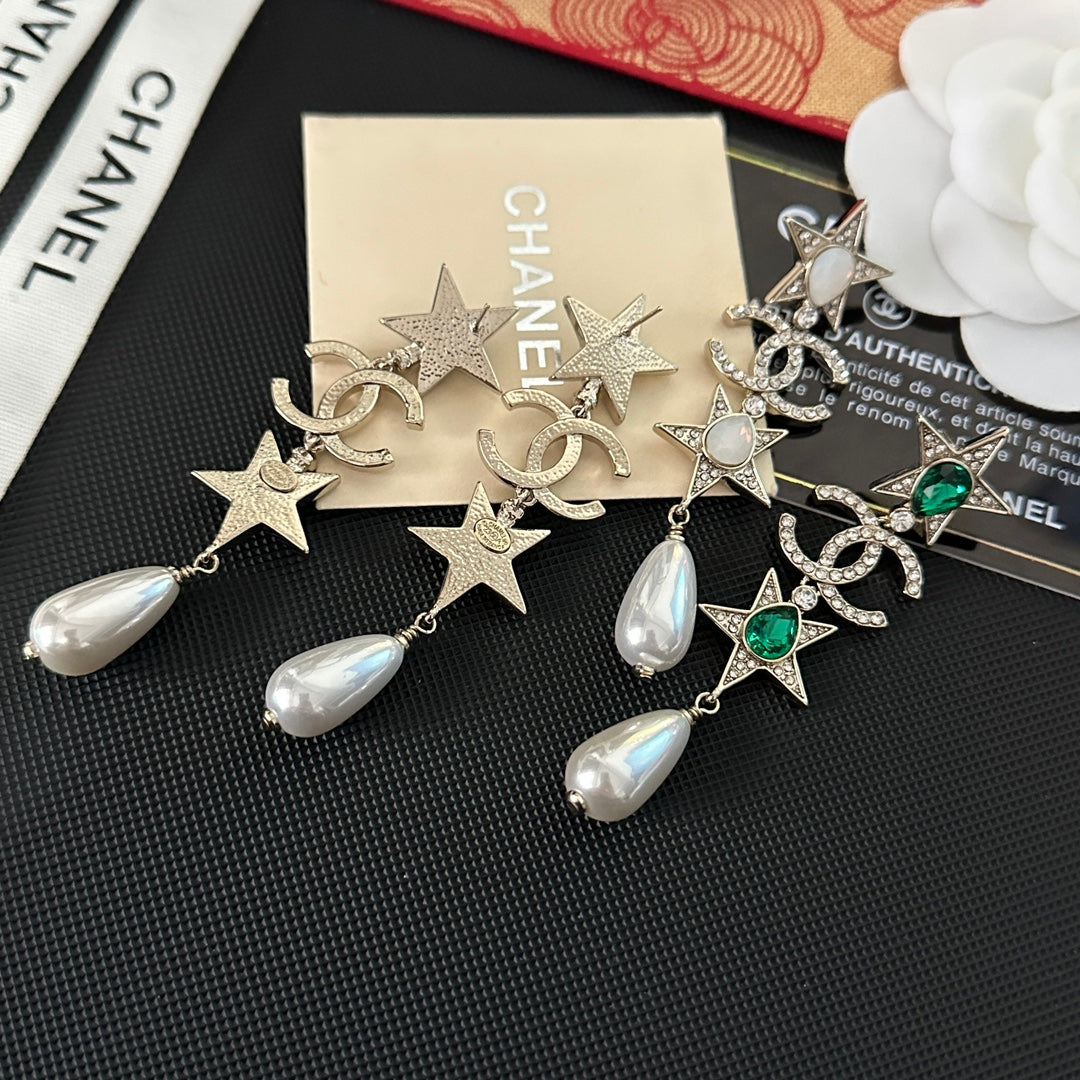 Elegante Ohrringe mit Edelsteinen