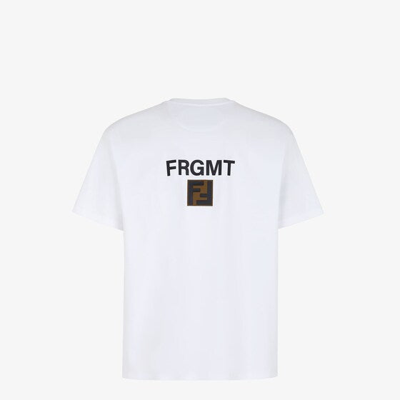 T-Shirt mit schwarzem Buchstaben-Print