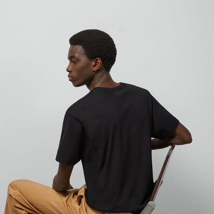 T-Shirt mit verlängertem Textdruck