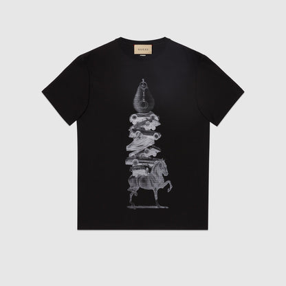 T-Shirt mit Pferdeaufdruck