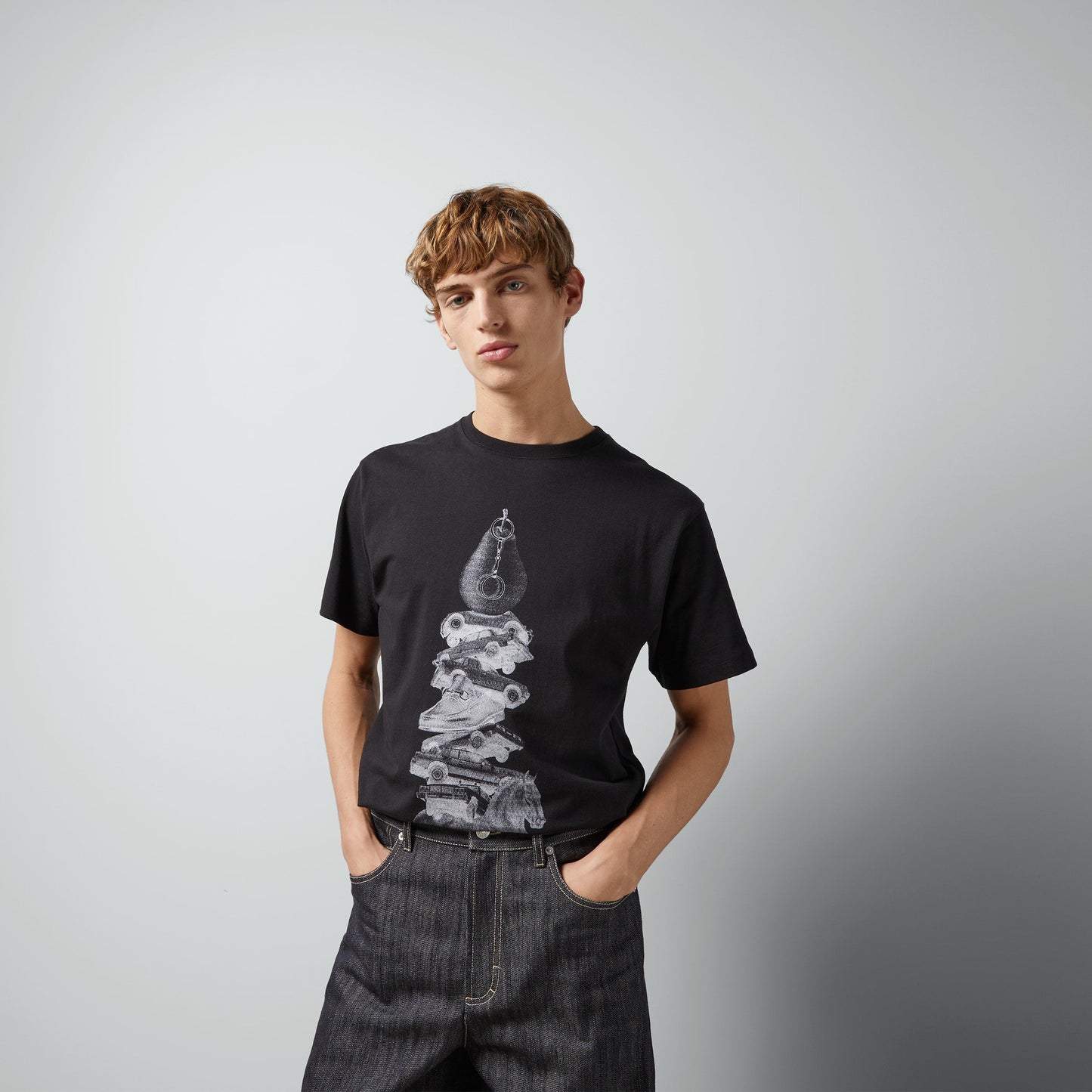 T-Shirt mit Pferdeaufdruck