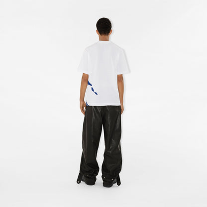 Blaues Ritter-Print-T-Shirt