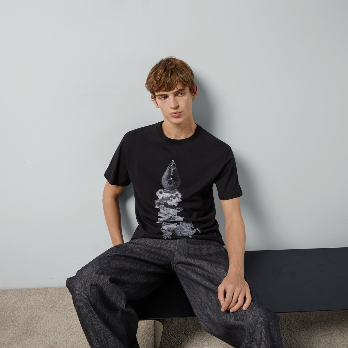 T-Shirt mit Pferdeaufdruck